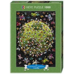 Puzzle Guillermo Mordillo: Football 2d 1000 Κομματια