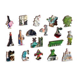 Wooden.city - Ξυλινο Παζλ Γαλλικο Bistro (505 Κομματια)