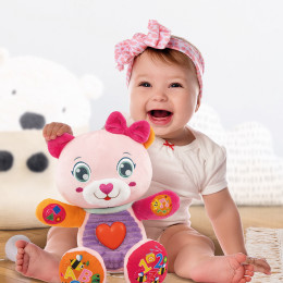 Baby Clementoni Βρεφικό Εκπαιδευτικό Νένα Το Αρκουδάκι Για 6+ Μηνών