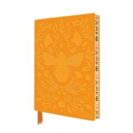 Jade Mosinski: bee 2026 Artisan art Vegan Leather Diary Planner - Page to View With Notes