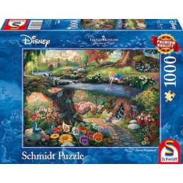 Puzzle Thomas Kinkade η Αλικη στη Χωρα των Θαυματων 2d 1000 Κομματια