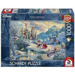 Puzzle Disney Beauty and the Beast‘s Winter Enchantment 2d 1000 Κομματια