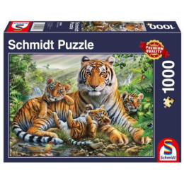 Παζλ 1000 τμχ Τιγρης και Τιγρακια