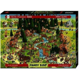 Puzzle Degano Funky zoo 2d 1000 Κομματια