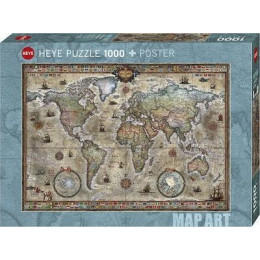 Puzzle Retro World 2d 1000 Κομματια
