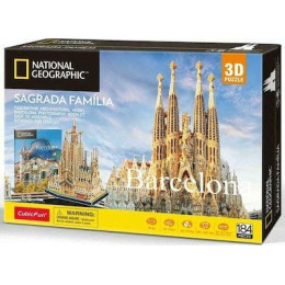 Puzzle National Geographic Sagrada Familia 3d 184 Κομματια