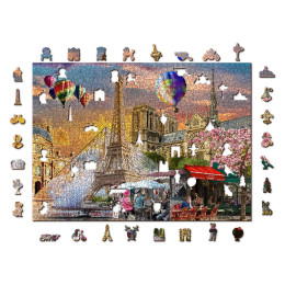 Wooden.city - Ξυλινο Παζλ Ανοιξη στο Παρισι (1010 Κομματια)