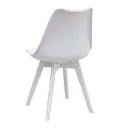 Σετ Τραπεζαρία 5τμχ Darlen - Viva Megapap Χρώμα Sapphire oak - Λευκό 125x72x74εκ.