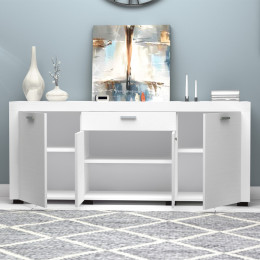 Μπουφές Joseph Megapap Χρώμα Λευκό 177x40x76εκ.