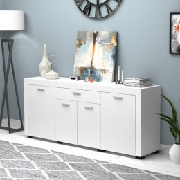 Μπουφές Joseph Megapap Χρώμα Λευκό 177x40x76εκ.