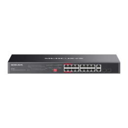 Mercusys 20-Port Gigabit Rackmount Switch With 16-Port Poe+ (Ms120gp) (Merms120gp)