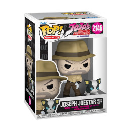 Funko Pop! Animation: Jojo's Bizarre Adventure - Joseph Joestar With Iggy #2146 Vinyl Figures
