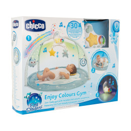 Chicco First Dreams: Βρεφικό Γυμναστήριο με Προβολέα Enjoy Colors, Σιέλ (y-01-09866-20)