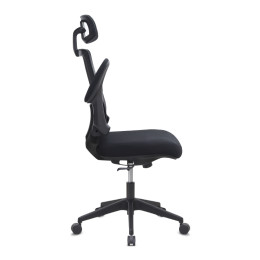 Καρέκλα Γραφείου Διευθυντική Belora Megapap με Ύφασμα Mesh Χρώμα Μαύρο 63,5x62x117/127εκ.