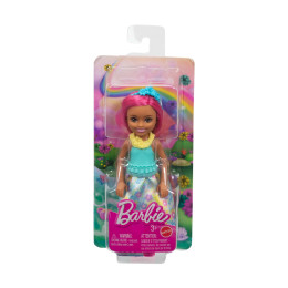 Mattel Barbie: Chelsea - Floral Blue Dress With Pink Hair Doll (Jkh59)