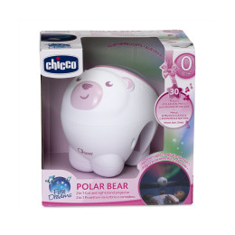 Chicco First Dreams: Βρεφικός Προβολέας, Polar Bear, ροζ (Y01-11558-10)