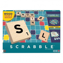 Νεο Scrabble με Ξυλινα Γραμματα