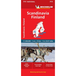 Scandinavia & Finland - Michelin National map 711