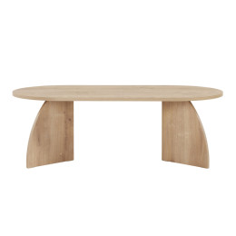 Τραπεζάκι Σαλονιού Melina Megapap Χρώμα Sapphire oak 120x60x40εκ.