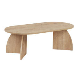 Τραπεζάκι Σαλονιού Melina Megapap Χρώμα Sapphire oak 120x60x40εκ.