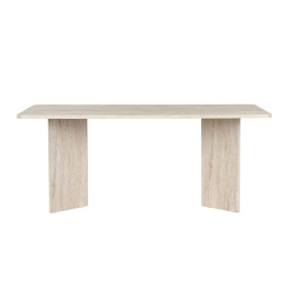 Τραπέζι Linza Megapap Χρώμα Travertine 180x90x75εκ.