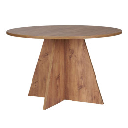 Τραπέζι Virela Megapap Χρώμα Atlantic Pine Ø120x75εκ.