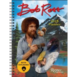 Bob Ross 12-Month 2025 Planner Calendar