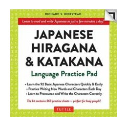 Japanese Hiragana & Katakana Language Practice pad