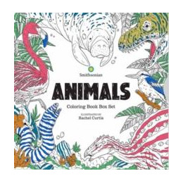 Animals: a Smithsonian Coloring Book box set