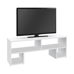 Έπιπλο Τηλεόρασης Dabi Megapap Χρώμα Λευκό 120x30x40εκ.