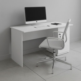 Γραφείο Εργασίας Moto Megapap Χρώμα Λευκό 140x60x75εκ.