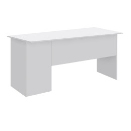 Γραφείο Εργασίας Moto Megapap Χρώμα Λευκό 150x80x75εκ.