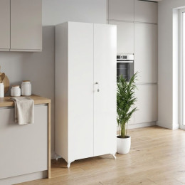 Ντουλάπα - Παπουτσοθήκη Cilem Megapap Χρώμα Λευκό 70x32x188εκ.