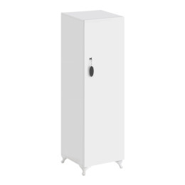 Ντουλάπι με Κλειδαριά Zehra Megapap Χρώμα Λευκό 30x32x128εκ.