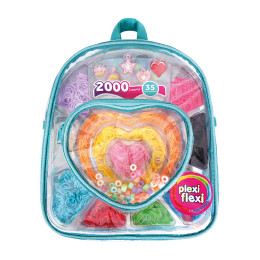 Plexi Flexi Σακίδιο Πλάτης Με 2000 Λαστιχάκια & 35 Αξεσουάρ Για 5+