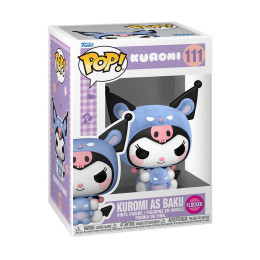 Funko Pop!: Kuromi - Kuromi as Baku (Flocked) #111 Vinyl Figure