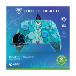 Turtle Beach: Rematch Advanced - Wired Controller [For Xbox, pc] (Color: Blue Kitsune Everglow)