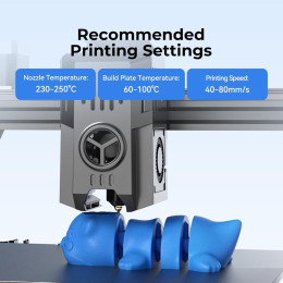 Creality cr-Petg Value Pack 2kg - no Reel - red & Blue 3d Printer Filament Refill