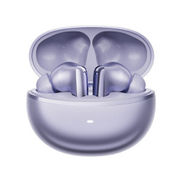 Qcy Melobuds N70i anc Purple - 56db anc tws hi-res Earbuds Ldac bt 6.0 Ipx5 Wireless Charge 50h