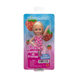 Mattel Barbie: Family & Friends - Club Chelsea Strawberry Mini Doll (Jjb33)