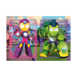 Clementoni Παιδικό Παζλ Super Color IronMan And His Awesome Friends 2x20 τμχ