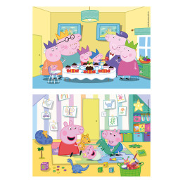 Clementoni Παιδικό Παζλ Super Color Peppa Pig 2x20 τμχ