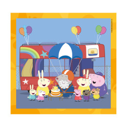 Clementoni Παιδικό Παζλ Super Color Peppa Pig 3x48 τμχ