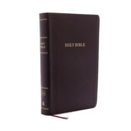 Kjv Holy Bible: Personal Size Giant Print With 43,000 Cross References, Burgundy Bonded Leather, red Letter, Comfort Print (Thumb Indexed): King James Version
