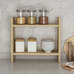 Ραφιέρα Κουζίνας Denver Megapap Χρώμα Sapphire oak 34x10x30εκ.