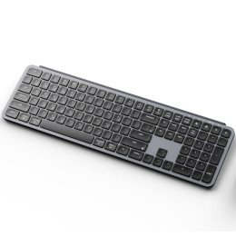 Keychron b6 pro (B6p-k1-gr) Ultraslim Wireless bt Keyboard zmk Online Customization - Gray 100% gr