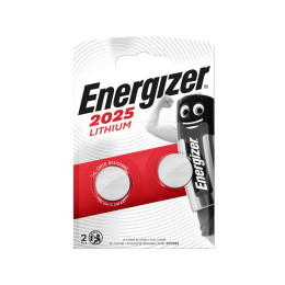 Energizer Μπαταρίες Λιθίου Ρολογιών Cr2025 3v 2τμχ (9282115) (Ene9282115)