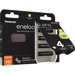 Panasonic Eneloop pro new ni-mh 930mah bk-4hcdec4be Rechargeable Batteries r03 / aaa (Blister + Box) (Pan19726)