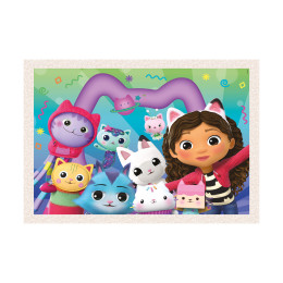 Clementoni Παιδικό Παζλ 4 in 1 Super Color Gabby's Dolhouse 12-16-20-24 τμχ