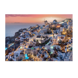 Clementoni Παζλ High Quality Collection Αποχρώσεις της Σαντορίνης 1000 τμχ - Compact Box